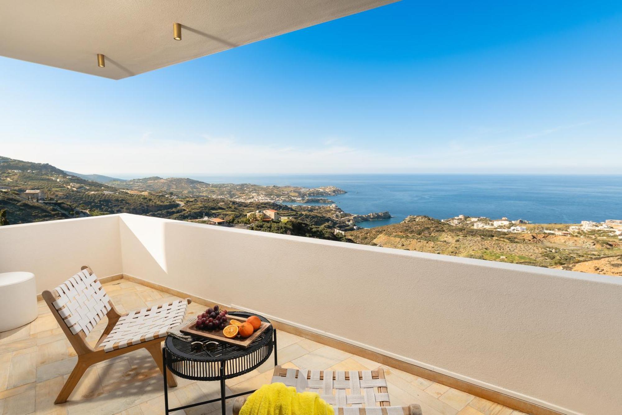 Minimalist Mediterranean Blue Key Villa With Sea View & Infinity Heated Pool Agia Pelagia Zewnętrze zdjęcie