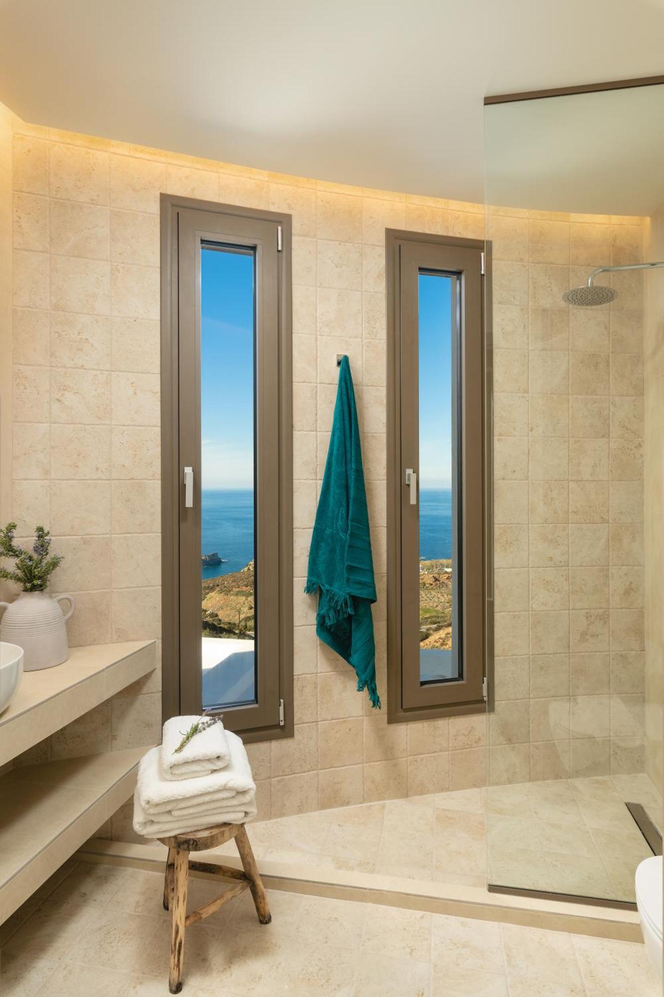 Minimalist Mediterranean Blue Key Villa With Sea View & Infinity Heated Pool Agia Pelagia Zewnętrze zdjęcie