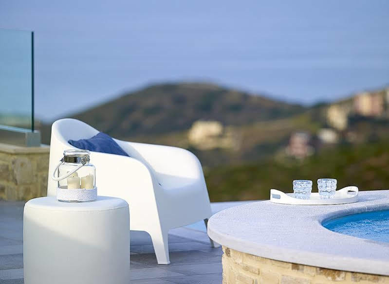 Minimalist Mediterranean Blue Key Villa With Sea View & Infinity Heated Pool Agia Pelagia Zewnętrze zdjęcie